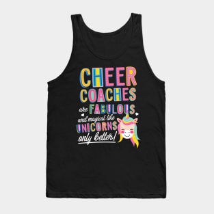 Cheer Coaches are like Unicorns Gift Idea Tank Top